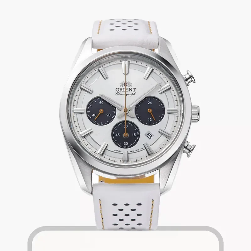 Orient Contemporary Solar Limited Edition White Dial Men's Watch- RN-TX0308S